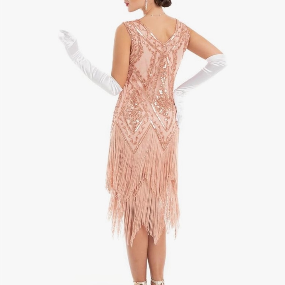Women's 1920's Flapper Dress/Costume- - Picture 8 of 16